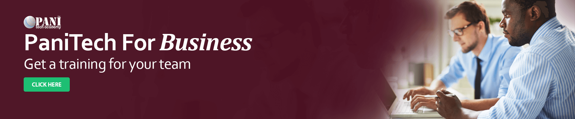 PaniTech For Business Get a training for your team